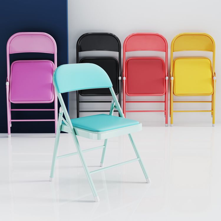 Silla lateral plegable tapizada con acabado mate, respaldo abierto contemporáneo, silla de comedor