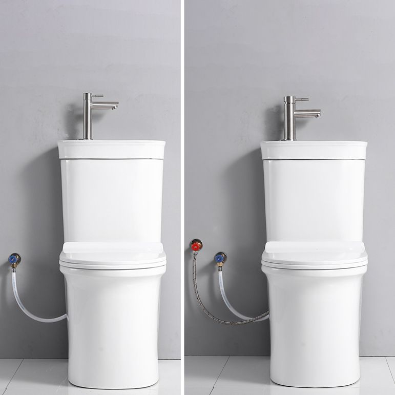 Modern Siphon Jet Flush Toilet Floor Mount One-Piece Toilet Toilet