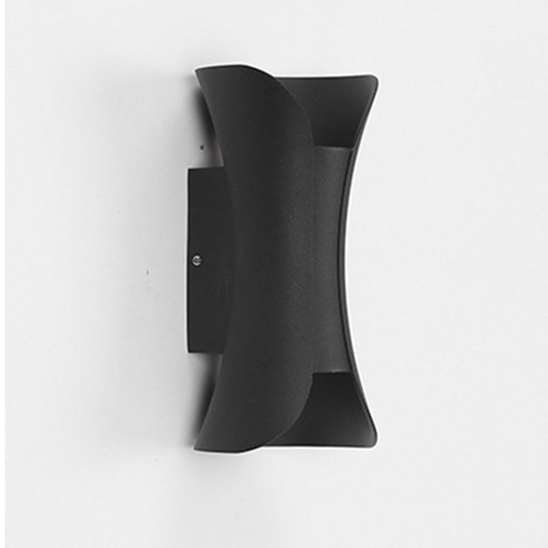 Metal Curved Lights Lights Modern Style 2 Lights Wall Washer Sconce