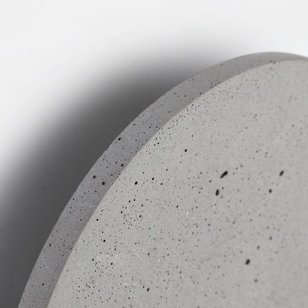 Moderner Stil Zement Wandleuchte runde Form LED -Wandleuchte für draußen