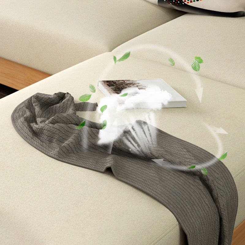 Contemporary Sectional Sofa Fabric Reversible Storage Sectionals