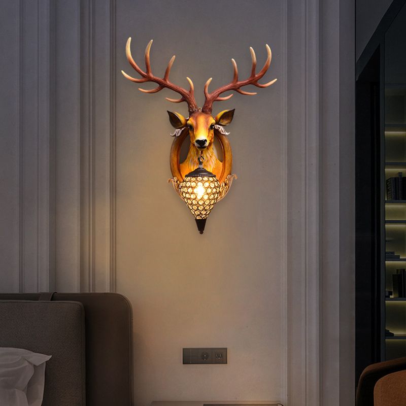 Creative Wall Lighting Fixture Contemporary Crystal Wall Mount Light