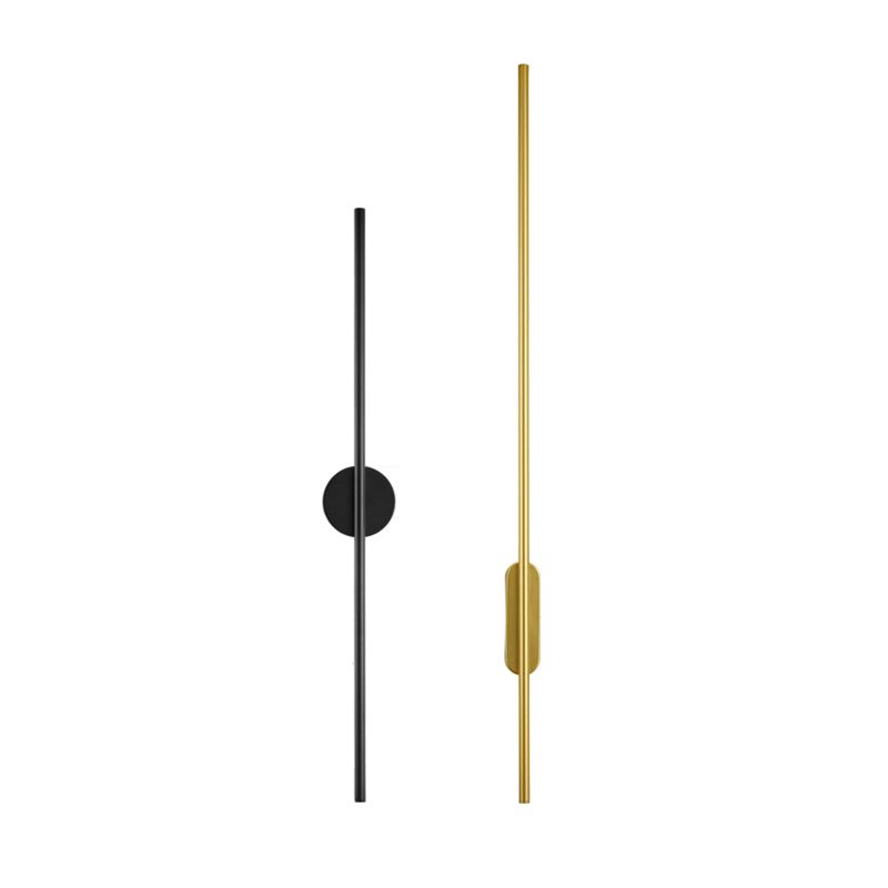 Linearer Schatten Metall Wandleuchten moderner Stil 2 Leuchten Wandmontage Licht montiert