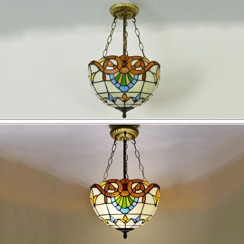 Éclairage de lustre en forme