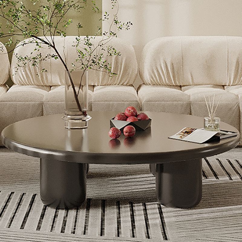 Scandinavian 4 Legs Coffee Table Round 1 Single Cocktail Table