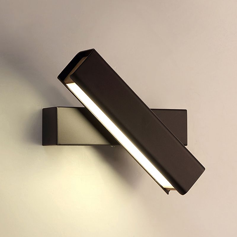 Metal Square Shape Wall Sconce Modern Style 1 Light Wall Light Fixture