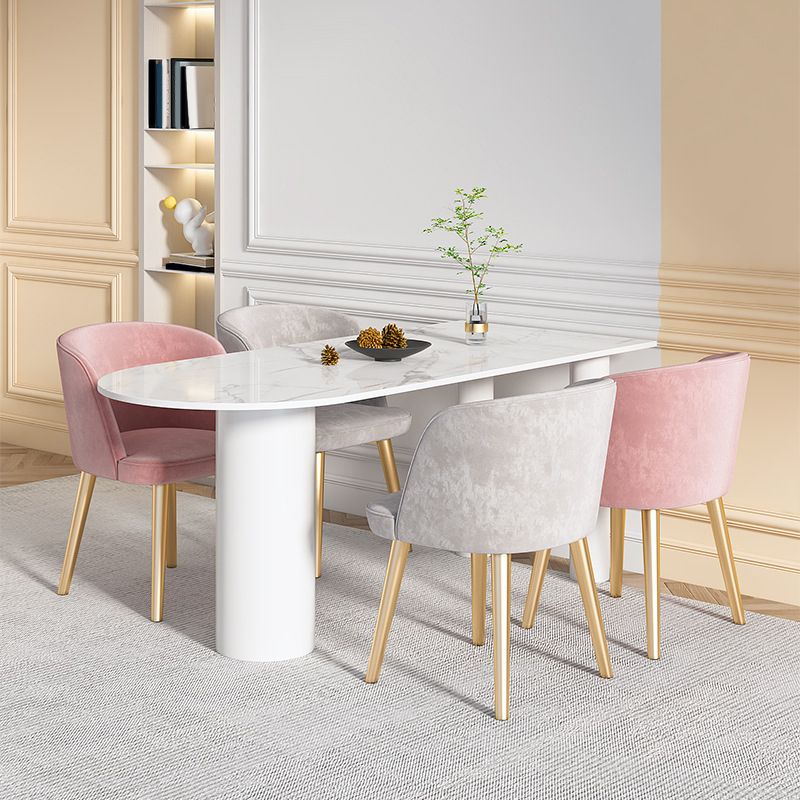 Designer Style Sintered Stone Dining Table Set 1/4/5 Pieces Home Dining Room Set