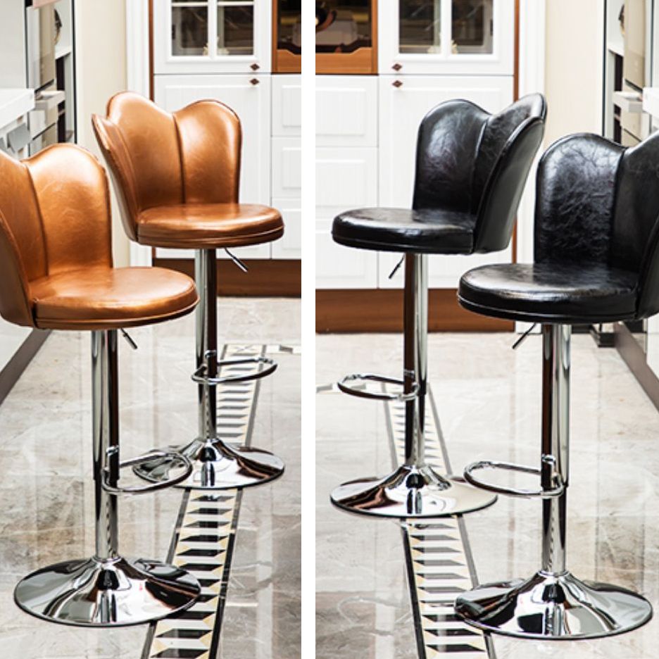 Dining Room Nordic Style Barstool Adjustable Bar Stool with Liftable Pedestal