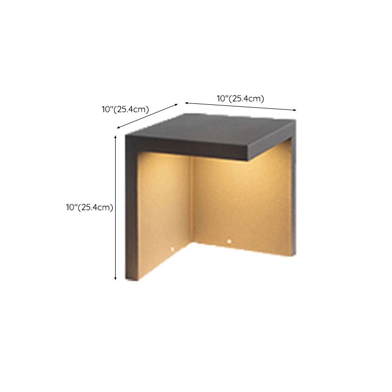 Nordic Style Lawn Lamp White Waterproof Outdoor Light for Courtyard