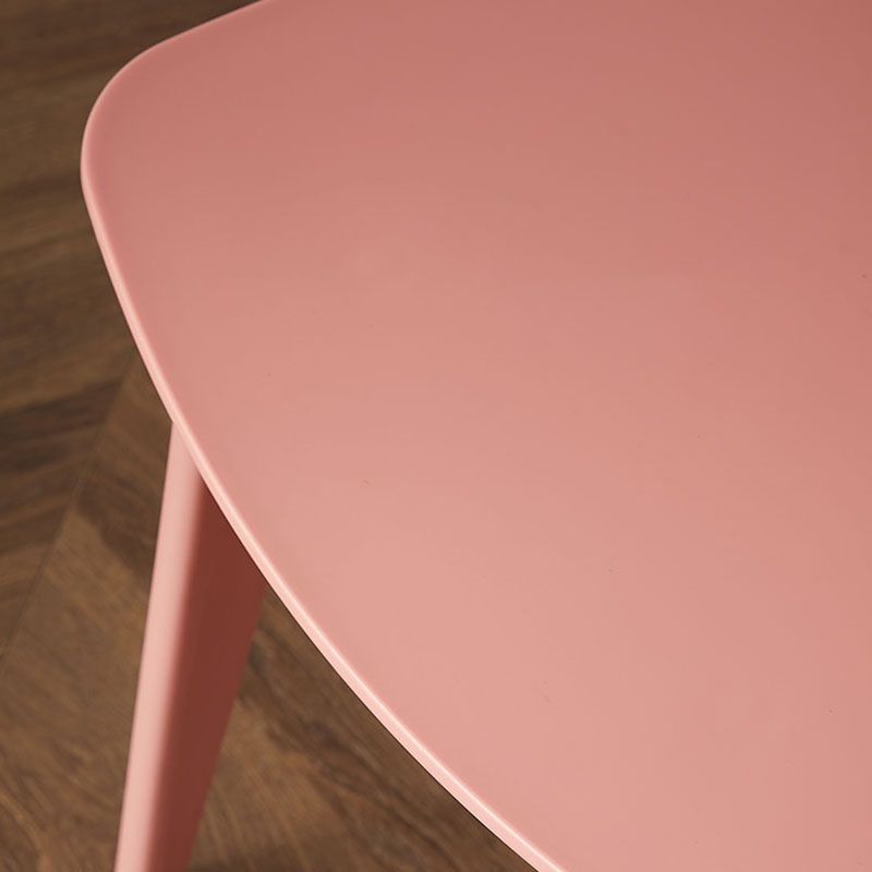 Silla lateral de comedor con respaldo abierto de diseño escandinavo, silla sin brazos de comedor de plástico