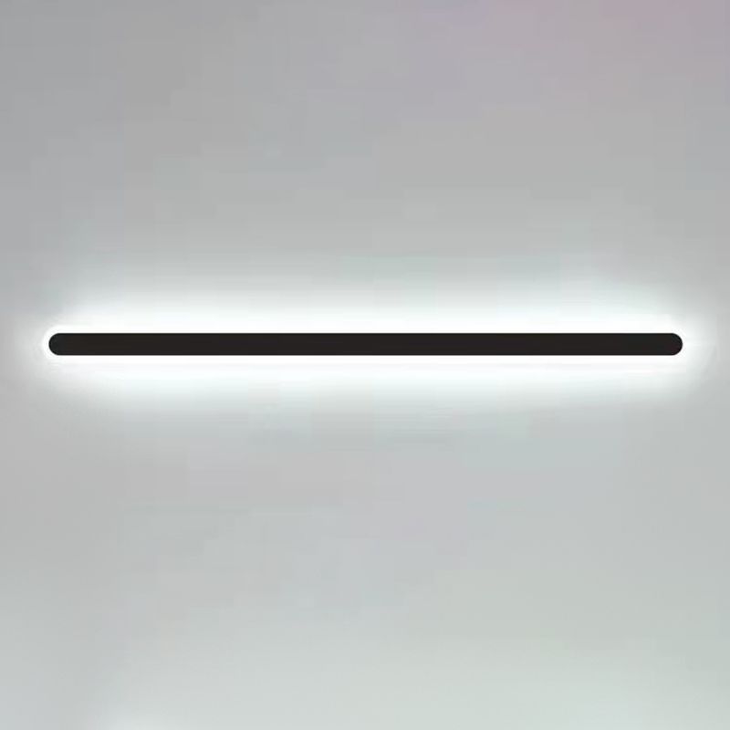 Zeitgenössischer Stil lineare Leuchtenleuchten Metal 1 Light LED -Wandleuchten