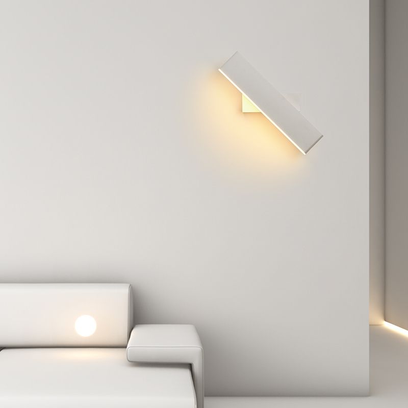 Metal Square Shape Wall Sconce Modern Style 1 Light Wall Light Sconce