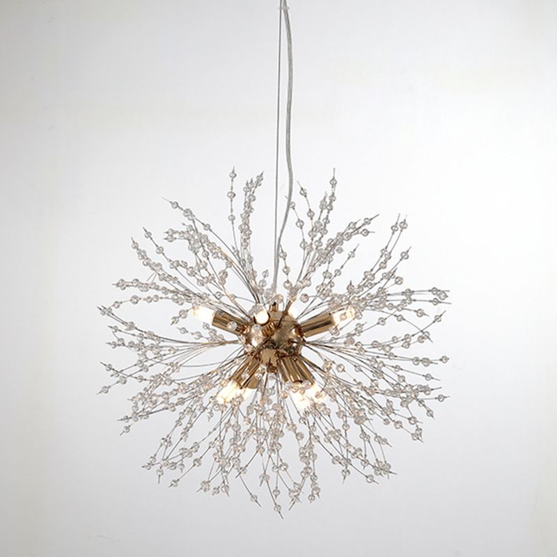 Moderne Spray Hanging Pendell Lichtkristall Anhängerbeleuchtung