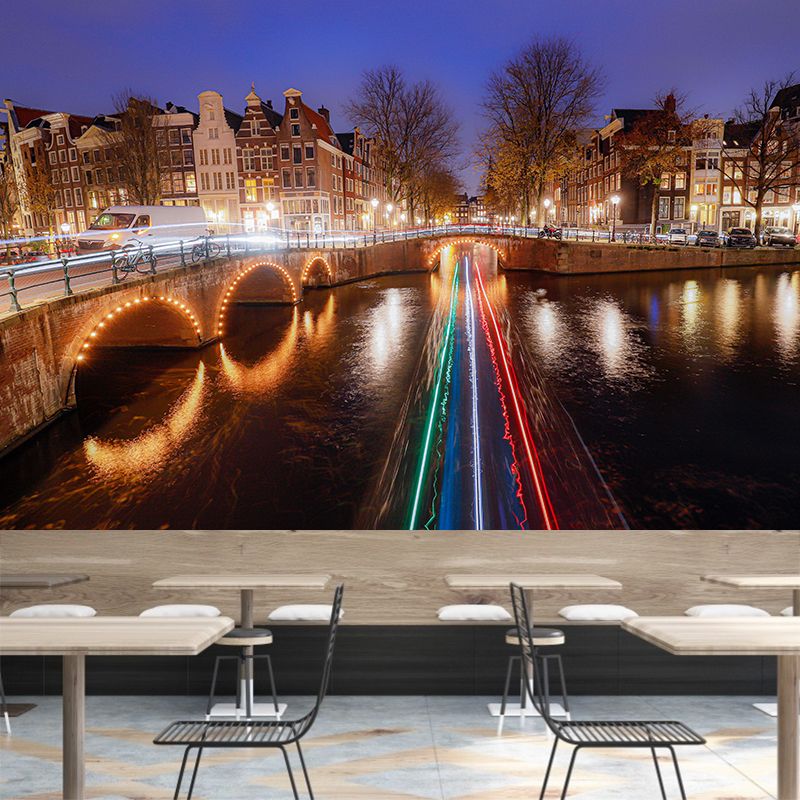 Customized Amsterdam Mural Contemporary Wall Covering for Living Room Bedroom