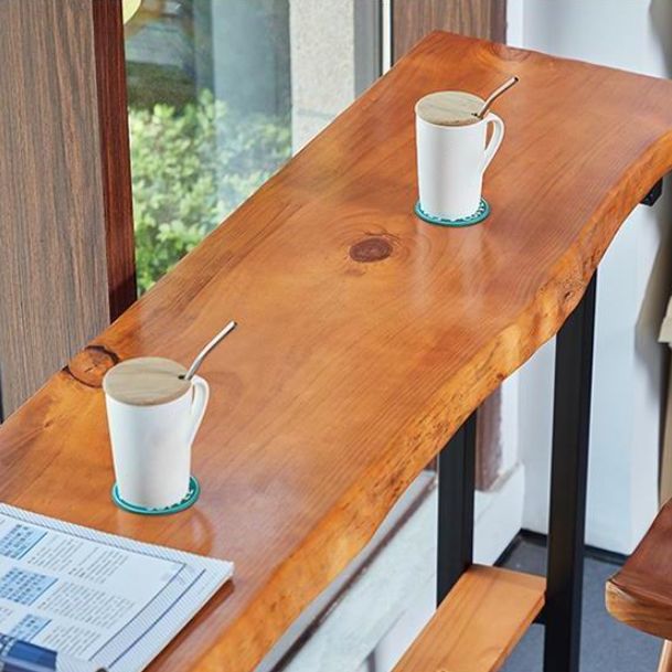 Rectangle Bar Height Pub Table Industrial Pub Height Dining Table