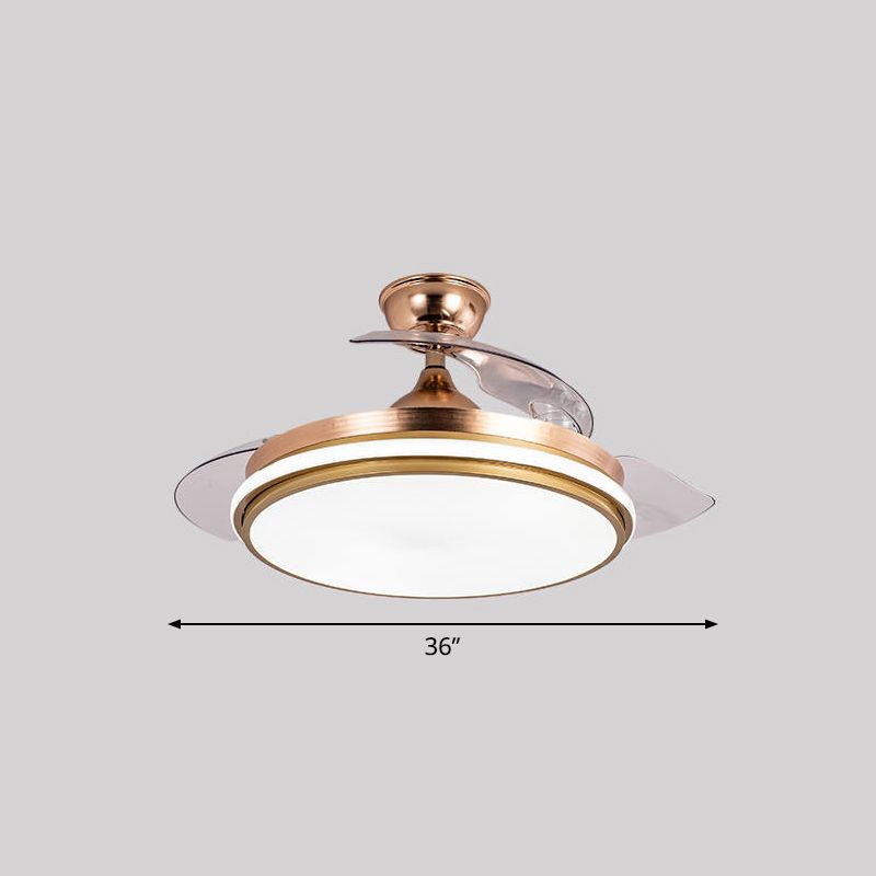 Nordic 3 Blades LED LEDLING LIGHTING RODDE RODDE REMITO DE CONTROL REMOTO