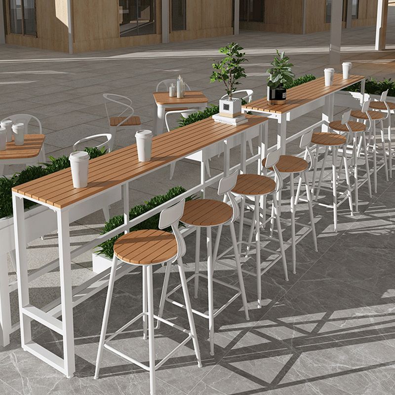 Rectangle Pub Height Dining Table Contemporary Bar Dining Table