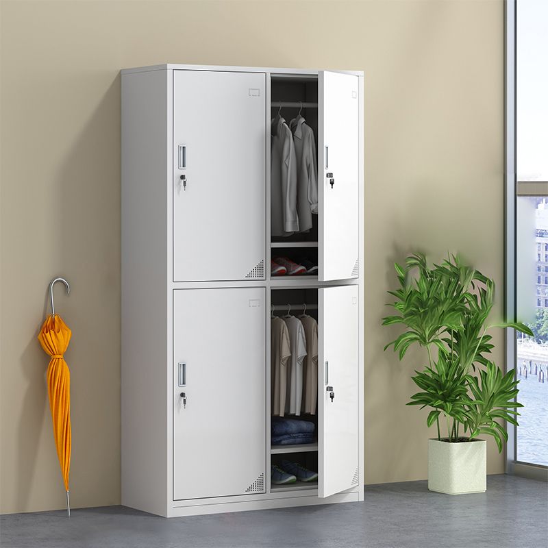 Hinged Contemporary Wardrobe Armoire Metal Wardrobe Cabinet for Home