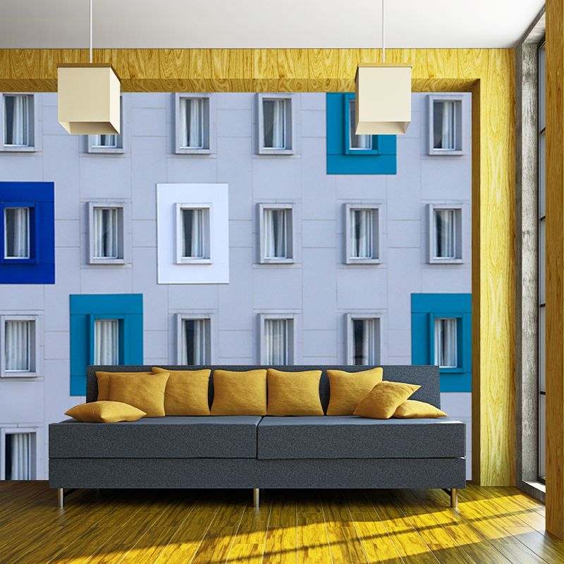 Contemporary Building Mural Horizontal Photography Bedroom Wall Mural