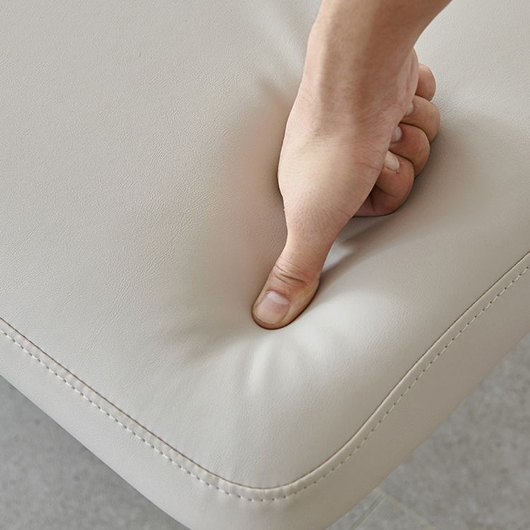 Silla de comedor de metal estilo moderno Sillas laterales sin brazos con respaldo (juego de 2)