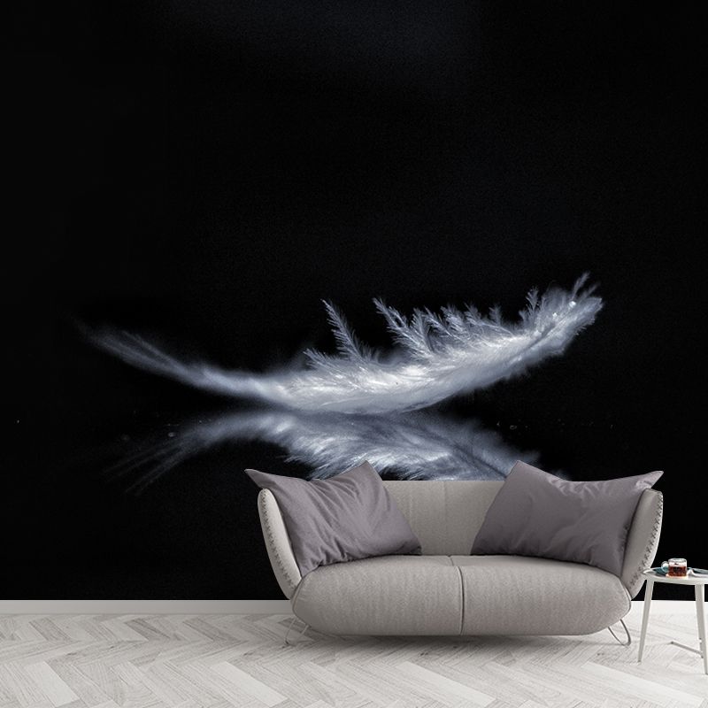 Modern Plumage Wall Covering for Bedroom Home Wall Decor, Moisture Resistant
