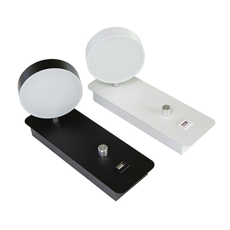 Minimalismo moderno Minimalismo LEDDA LETTURA LAMPAGGIO LAMPAGGIO ANGOLO REGOLABILE MOLTO MOLTO SCONCE LAGUA DELLA MOLTA CON STUSTRO DEMING + DESIGN USB