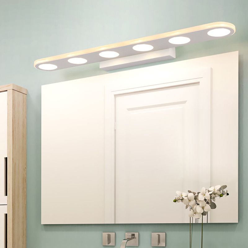 Acrylic Geometric Wall Lighting Fixture Minimalism LED Wall Mount Light Fixture in White