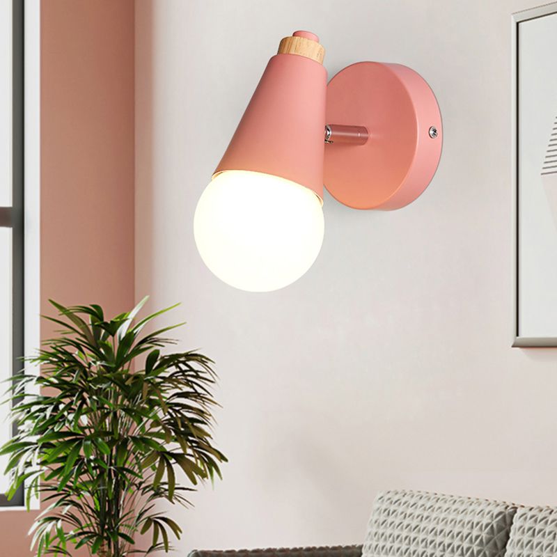 Mehrfarbige Wandleuchte, nordische minimalistische Wandleuchte für Schlafzimmer