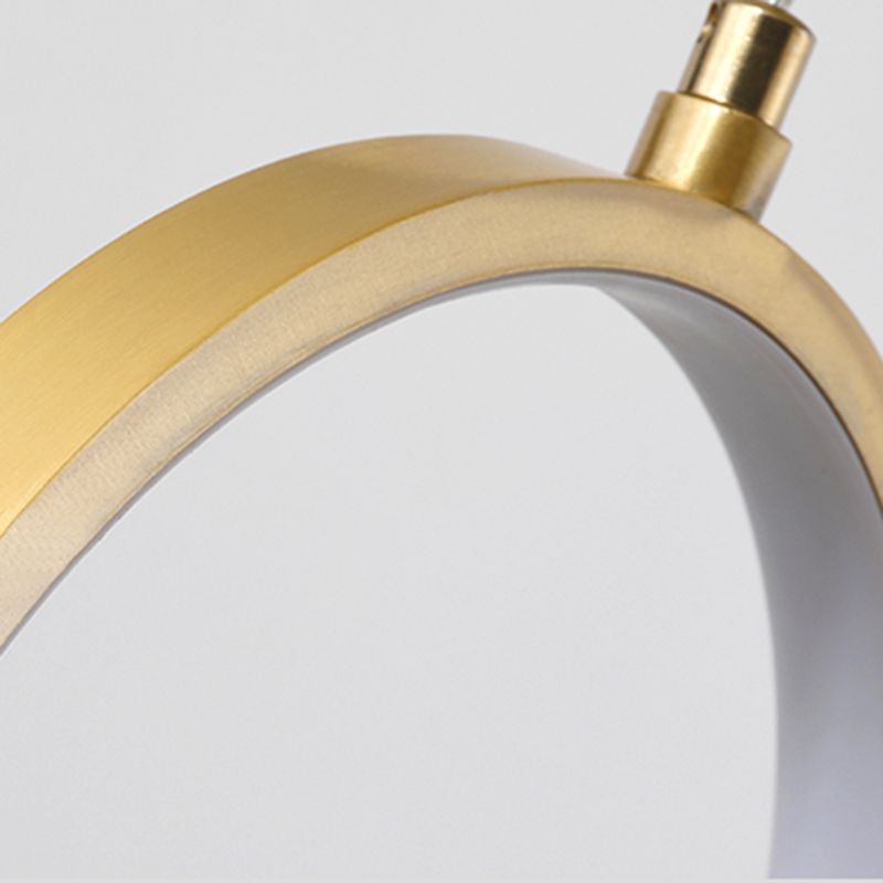 8 Light Linear Island Lighting Fixtures Contemporary Metal Island Pendants in Gold