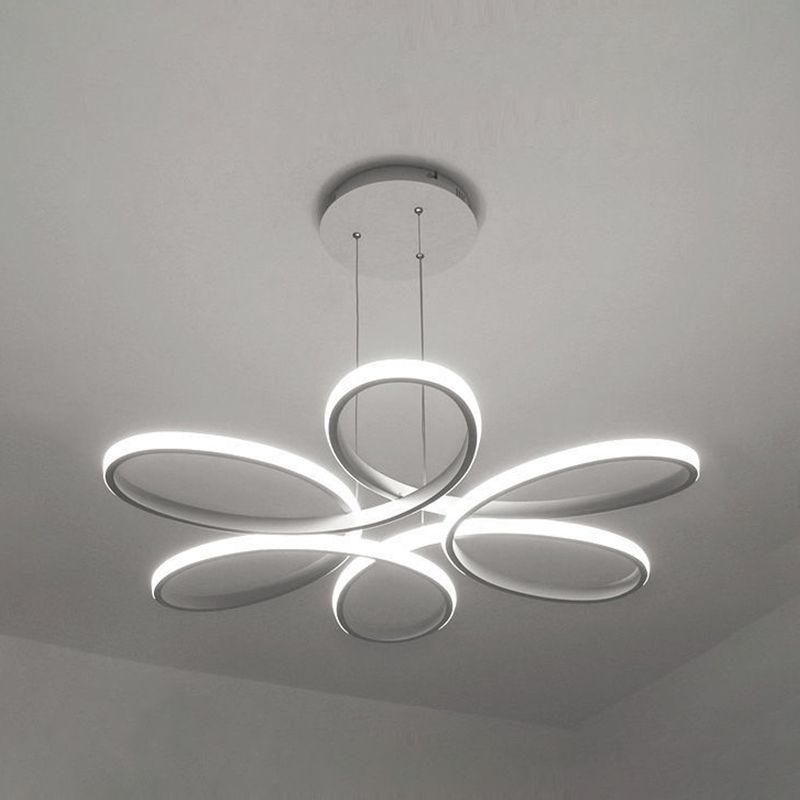 Postmodern Chandelier Light Fixtures 1-Light Suspension Pendant Lamps for Living Room