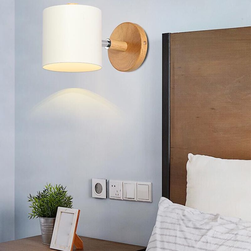 Nordic Style Iron Wall Light Colorful Geometry Shape Wall Lamp for Bedroom