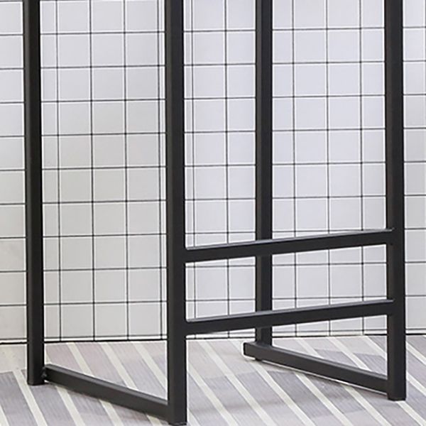 Indoor Modern Upholstered Counter Height Stool Footrest Low Back Bar Stool