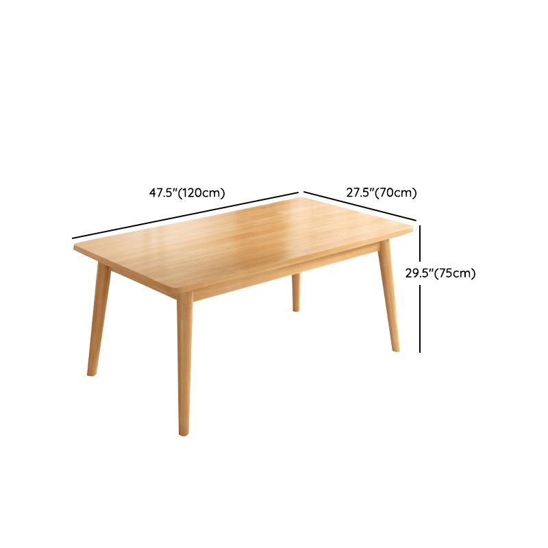 Solid Wood Dining Table Set 1/2/5/7 Pieces Dining Set for Kitchen