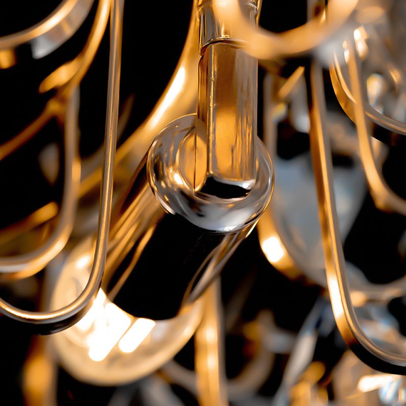 Contemporary Circular Pendant Chandelier Light Crystal Chandelier Lighting