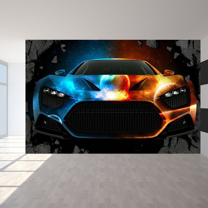 Papier peint Mural de voiture de couleur claire, pour décoration, revêtement Mural de salon industriel