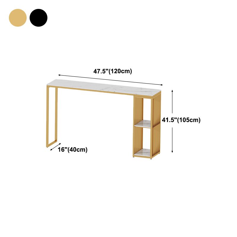 Modern de la mesa de barra de mármol almacenamiento de la mesa de almacenamiento de la mesa de comedor de altura del pub
