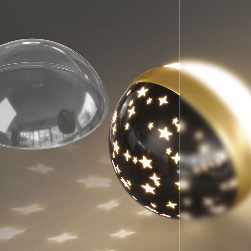 Accesorio de iluminación de lámpara de metal escalonado 3 luces de estilo moderno luz colgante de techo