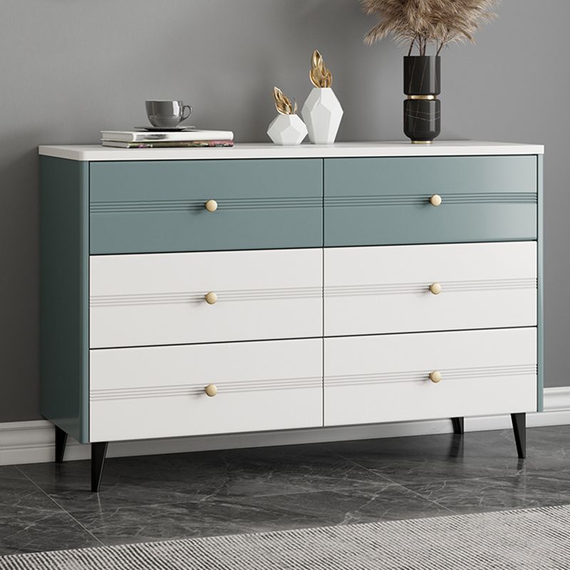 Rectangle Wooden Chest, Contemporary Accent Chest with Drawers