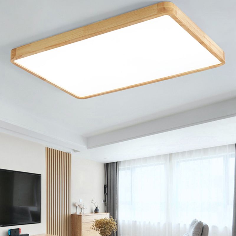 Modern Flush-mount Lighting 1-Light Restaurant Flush Mount Lighting Fixtures with Acrylic Shade