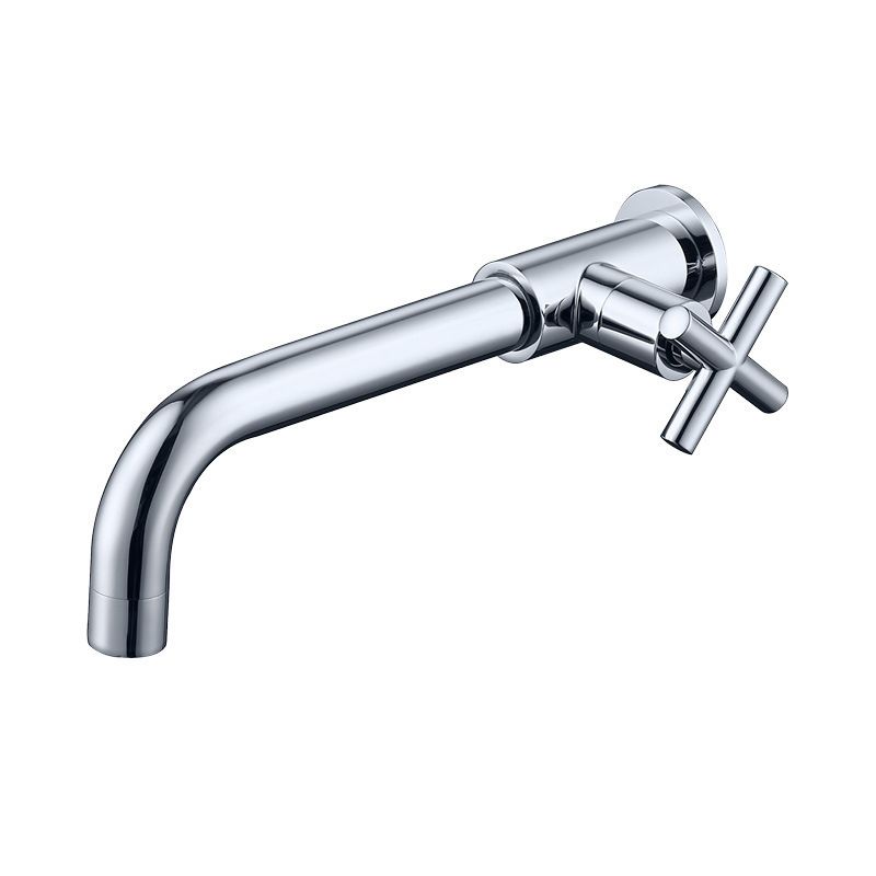 Glam 1-Handle Bathroom Sink Faucet Circular Wall Mounted Bathroom Faucet