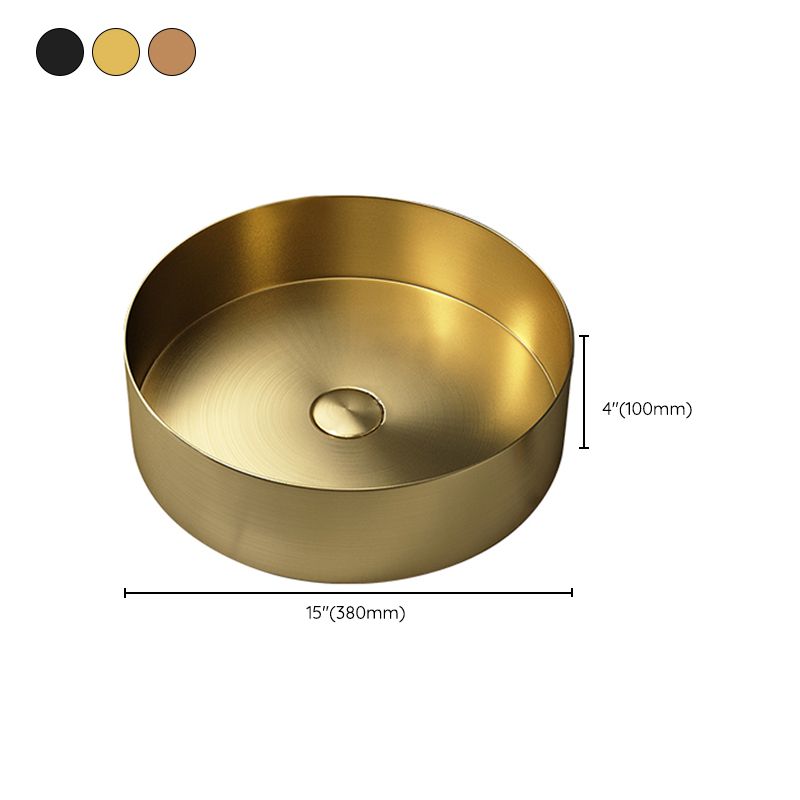 Round Vessel Bathroom Sink Modern Vessel Bathroom Sink with Faucet