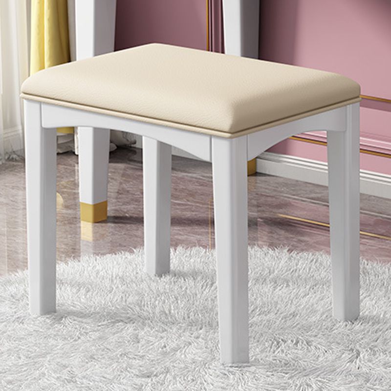 39.37" One Drawer Vanity Table Flip Single Mirror Dressing Table
