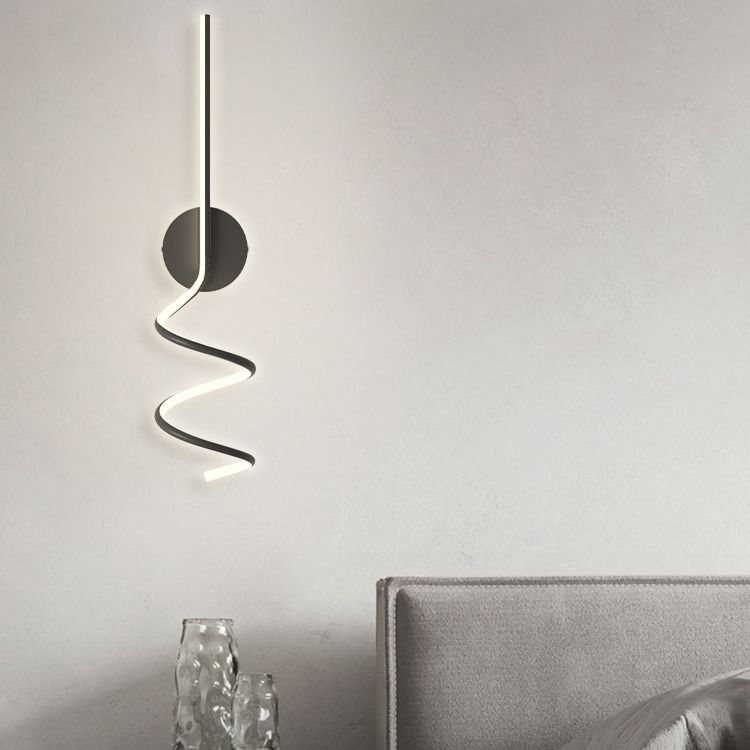 Metal Square Shape Wall Light Modern Style 1 Light Wall Mount Light