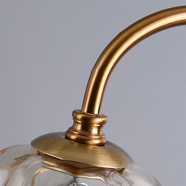 Moderner Stil Blumenform Tisch Beleuchtung Glas 1 Lichttischlampe ohne Dekorationen
