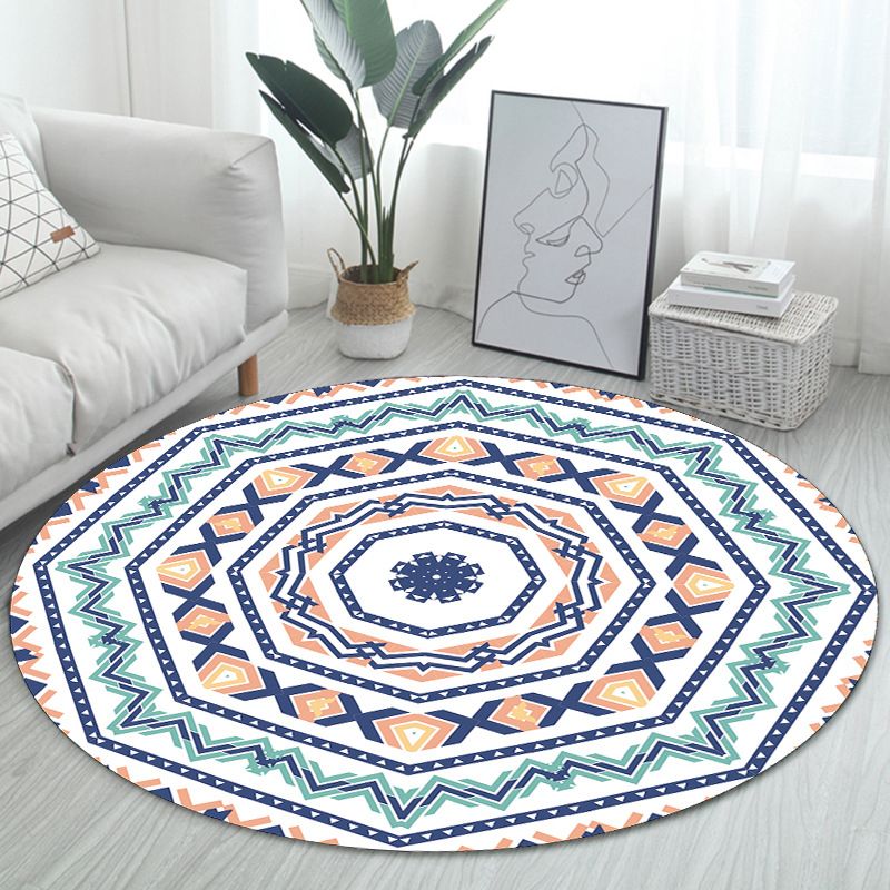 Unieke Boheemse vloerkleed multi-kleuren naadloos patroon tapijt wasbaar anti-slip huisdiervriendelijk gebied tapijt voor kamerdecoratie