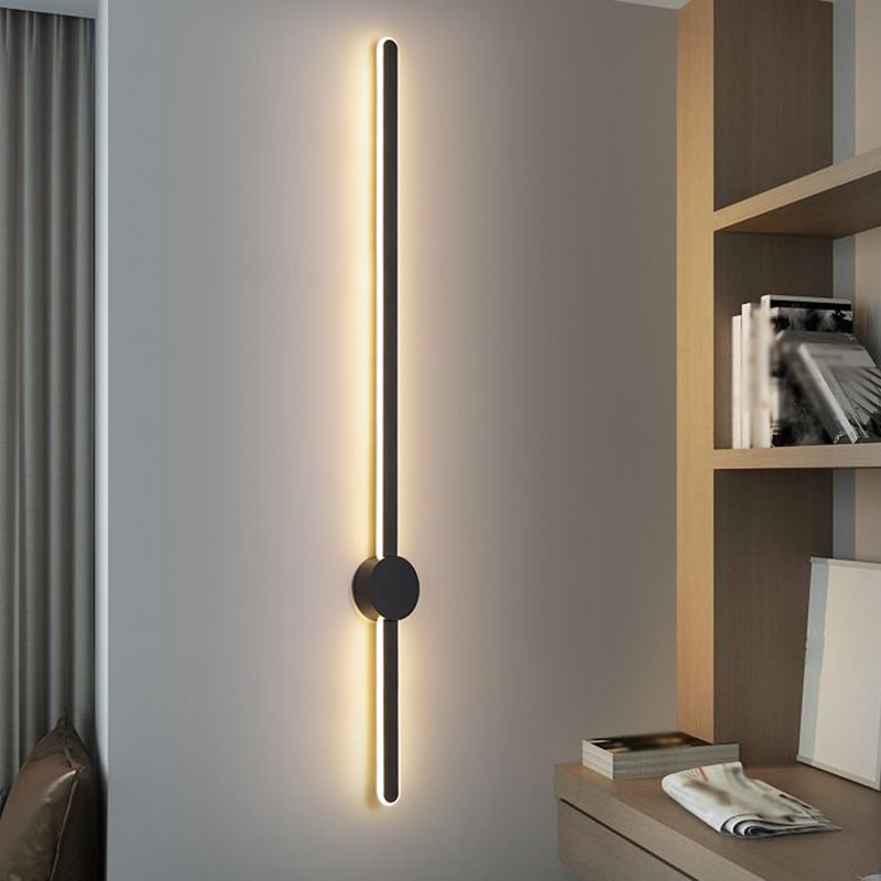 Nordic Style Iron Wall Lighting Fixtures Ellipse Shape Sconce Lights for Living Room