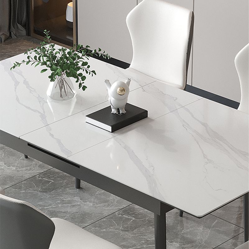 Modern Sintered Stone Kitchen Table Home Extendable Dining Table