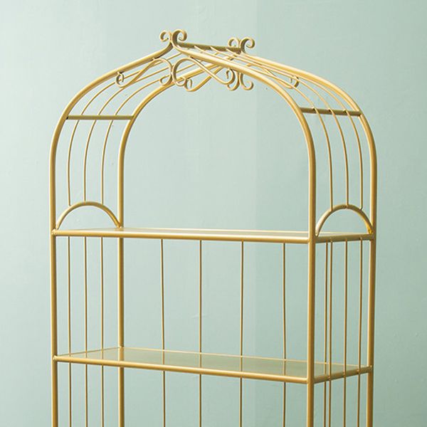 Iron Scandinavian Etagere Bookshelf Vertical Open Bookshelf for Living Room