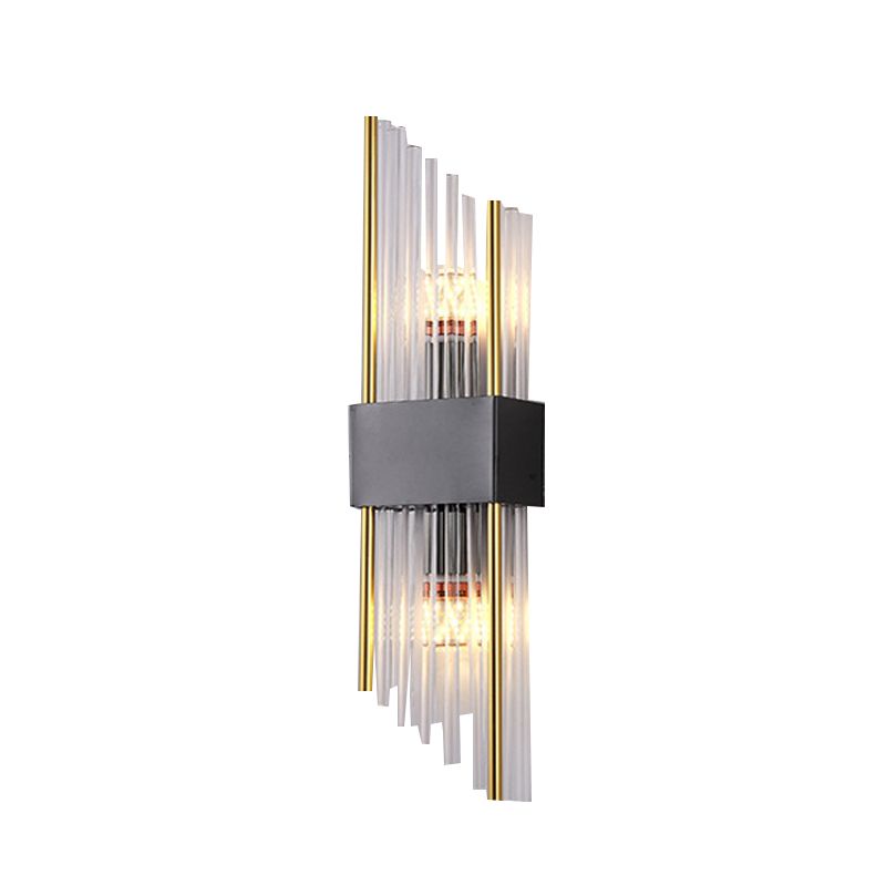 Geometric Wall Lighting Modern Crystal 2 Lights Wall Sconces