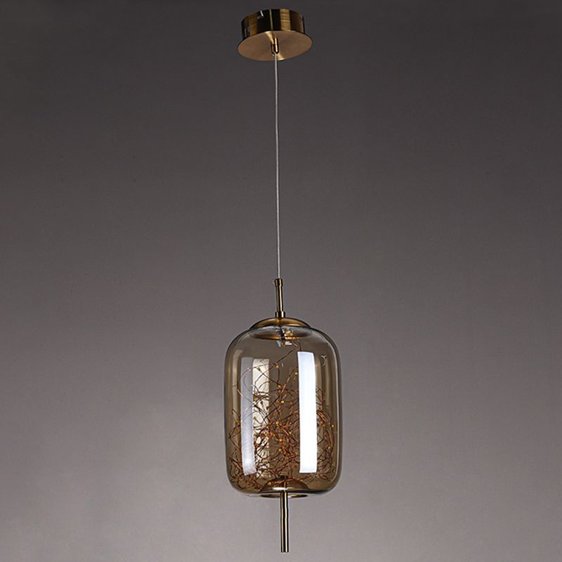 1 éclairage de suspension géométrique légère